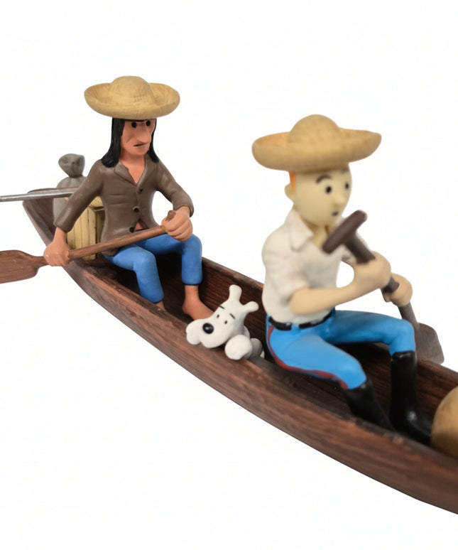 Tim und Struppi - La Pirogue 25cm Lang