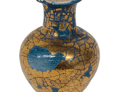 Vase mit Goldeffekt 4cm 1:12 – für das Puppenhaus