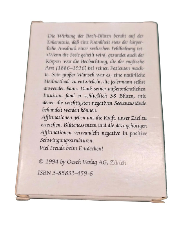Helmut G. Sieczka Bach - Blüten Affirmationen - Kreative Gedanken