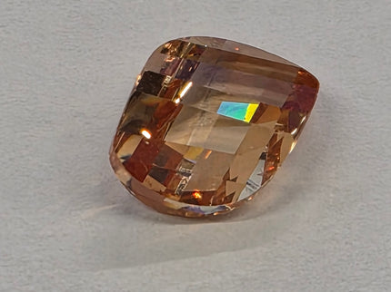 Synthetische Zirkonia Champagner Mango 8 x 10
