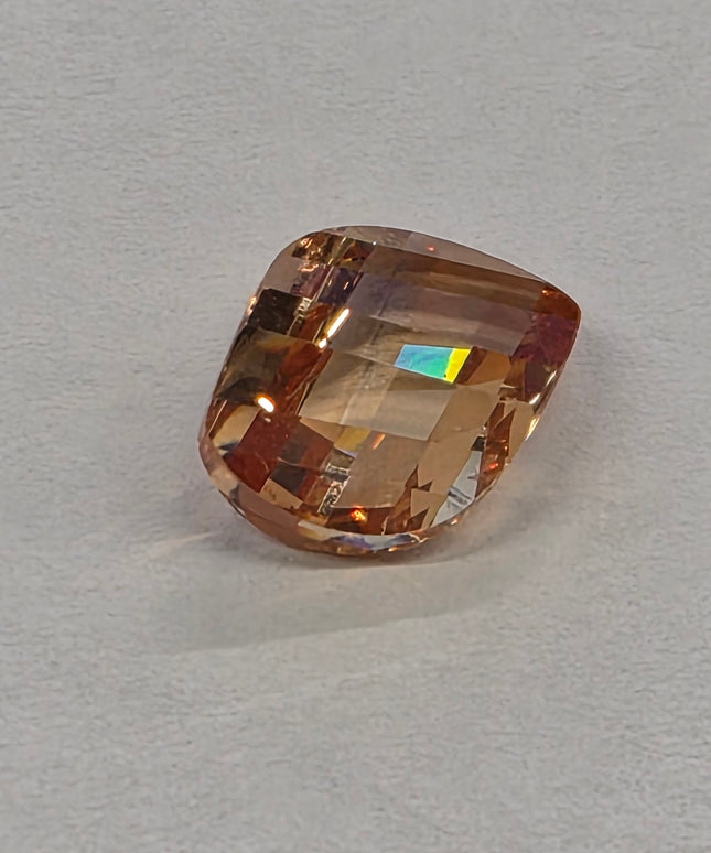 Synthetische Zirkonia Champagner Mango 8 x 10