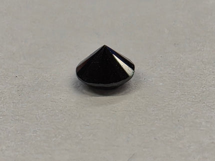 Synthetischer Zirkonia – Schwarz rund - 3mm und 6mm