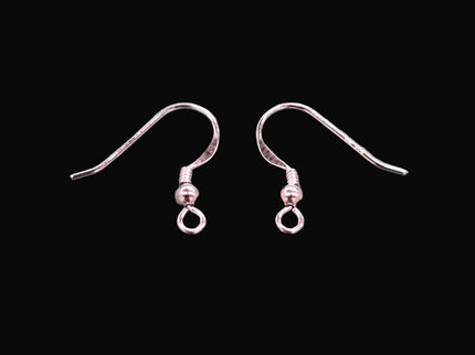 Ohrhänger Paar offen 19mm Silber 925 Rhodiniert