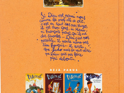 Titeuf Tome 1 – Dieu, le sexe et les bretelles – Zep – Édition 2003