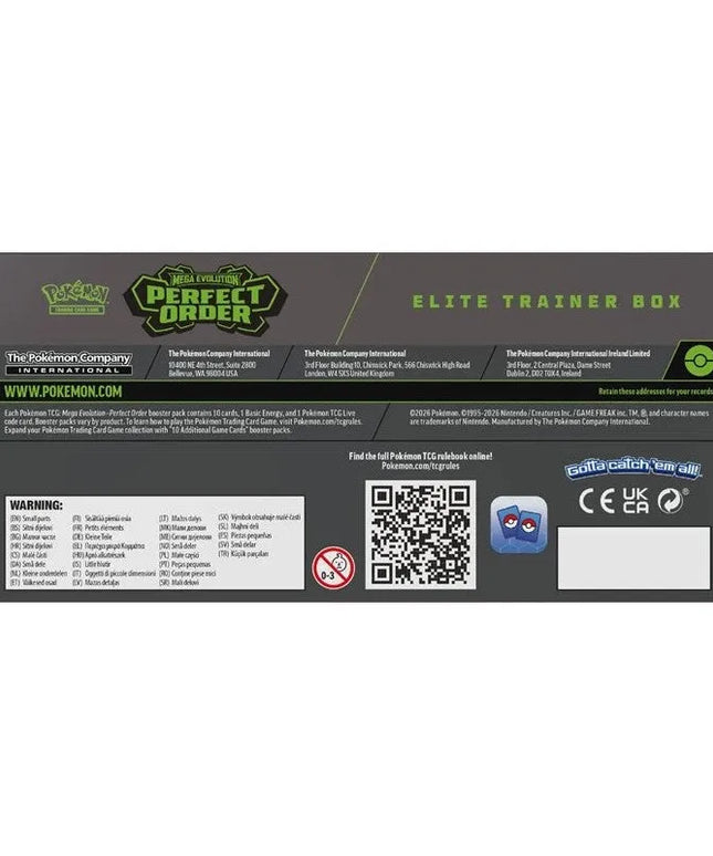 Pokémon - Elite Trainer Box Mega Evolution Perfect Order - englisch