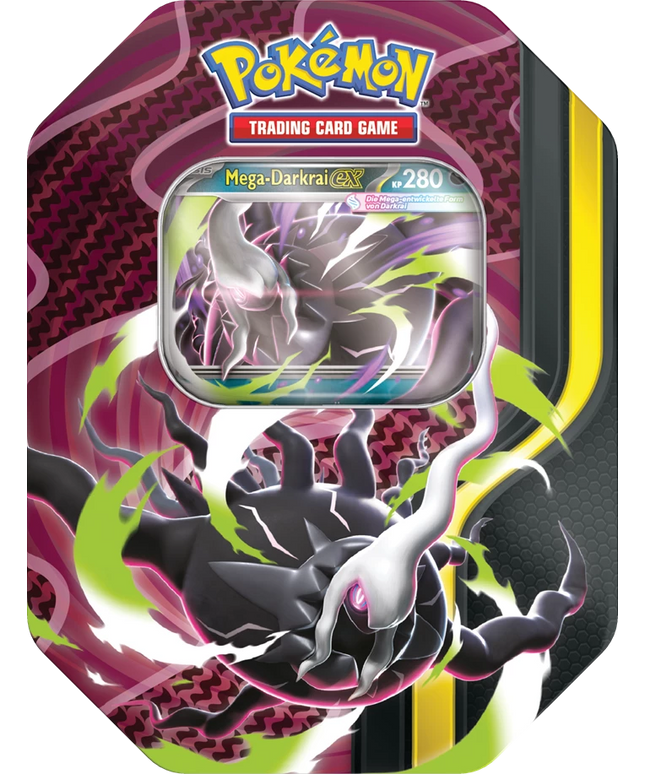 Pokémon TCG – Mega-Kräfte ex Tin Mega-Darkrai – Deutsch