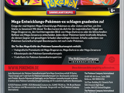Pokémon TCG – Mega-Kräfte ex Tin Mega-Darkrai – Deutsch