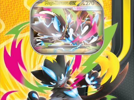 Pokémon TCG – Mega-Kräfte ex Tin Mega-Zeraora – Deutsch