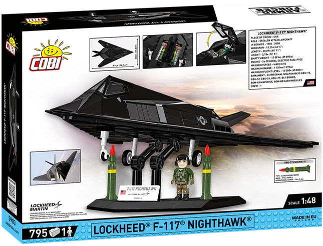 Cobi 5903 - Lockheed Martin F-117 Nighthawk
