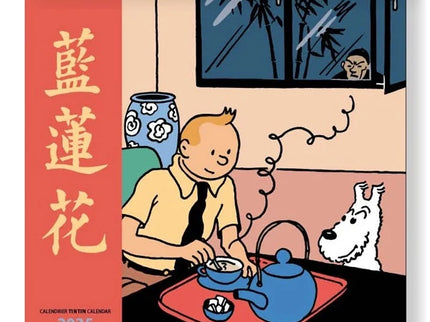Tim und Struppi - Tintin et Milou - Calendrier carré Tintin 2025