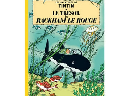 Tim und Struppi - Les aventures de Tintin - Le trésor de Rackham le Rouge Edition fac-similé couleurs 1944  - Album numéro 12