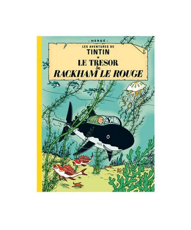 Tim und Struppi - Les aventures de Tintin - Le trésor de Rackham le Rouge Edition fac-similé couleurs 1944  - Album numéro 12