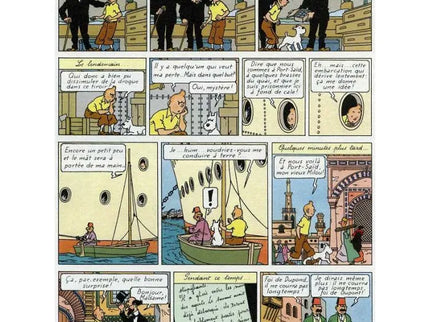 Tim und Struppi - Les aventures de Tintin - Les cigares du pharaon Edition fac-similé couleurs 1955 - Album numéro 4