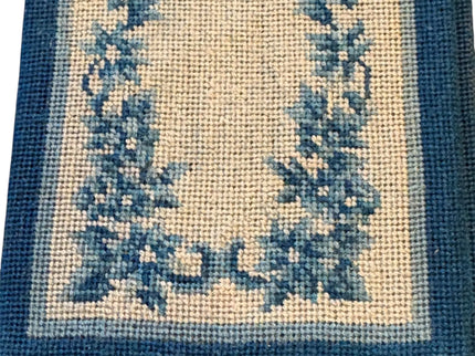 Teppich (Brücke) blau für Puppenstube,  1:12