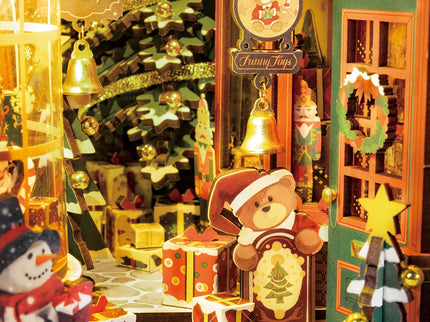 Rolife TGC06 - Christmas Street - Book Nook - 3D Holzpuzzle