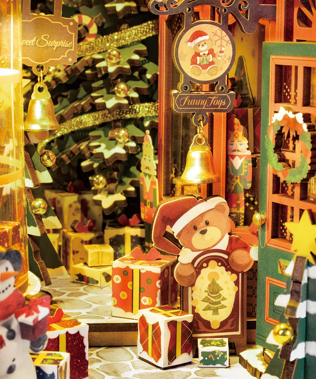 Rolife TGC06 - Christmas Street - Book Nook - 3D Holzpuzzle