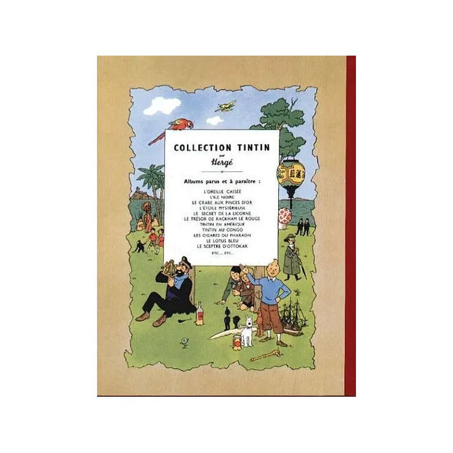 Tim und Struppi - Les aventures de Tintin - Le lotus bleu Edition fac-similé couleurs 1946 - Album numéro 5