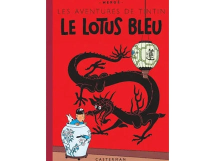 Tim und Struppi - Les aventures de Tintin - Le lotus bleu Edition fac-similé couleurs 1946 - Album numéro 5