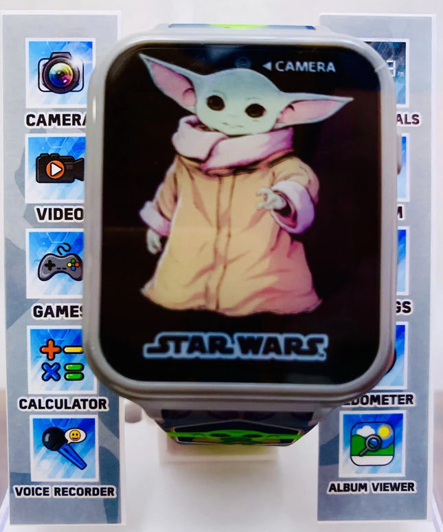 Accutime -  Star Wars Mandalorian Baby Yoda Smart Watch für Kinder