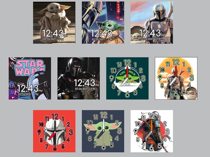 Accutime -  Star Wars Mandalorian Baby Yoda Smart Watch für Kinder