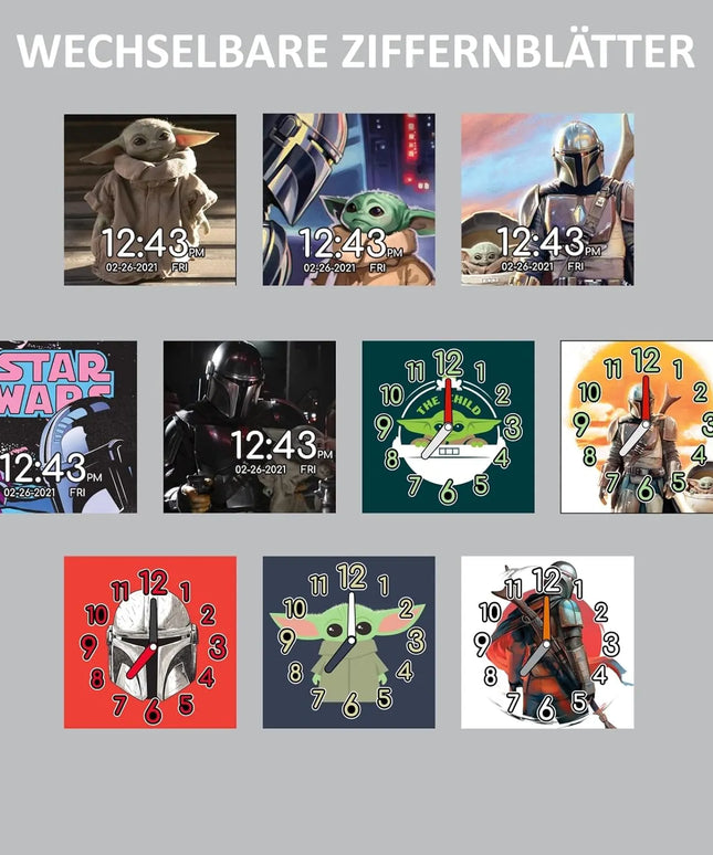 Accutime -  Star Wars Mandalorian Baby Yoda Smart Watch für Kinder