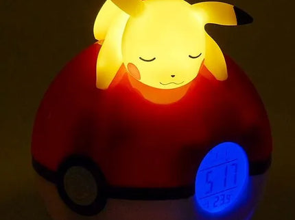 Pokémon - Digitaler Radiowecker liegender Pikachu (LED-Lampe)