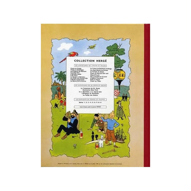 Tim und Struppi - Les aventures de Tintin - Tintin au Tibet Edition fac-similé couleurs 1960  - Album numéro 20