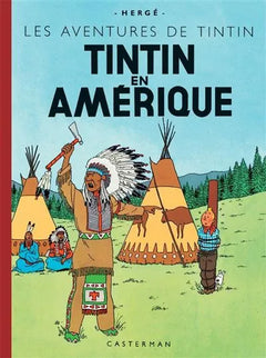 Tim und Struppi - Les aventures de Tintin - Tintin en Amérique Edition fac-similé couleurs 1976 - Album numéro 3