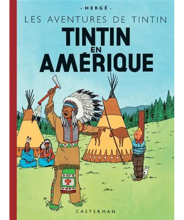 Tim und Struppi - Les aventures de Tintin - Tintin en Amérique Edition fac-similé couleurs 1976 - Album numéro 3