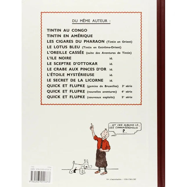 Tim und Struppi - Les aventures de Tintin - L'île noire Edition fac-similé couleurs 1943 - Album numéro 7
