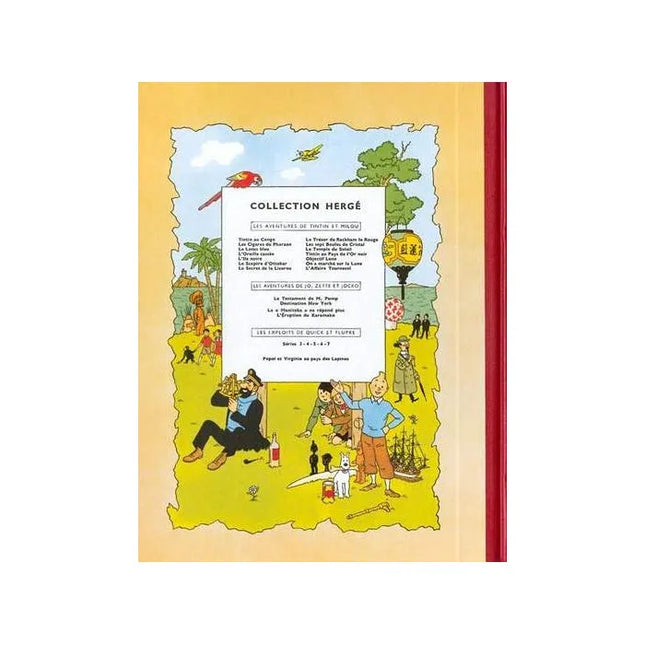 Tim und Struppi - Les aventures de Tintin - L'affaire Tournesol Edition fac-similé couleurs 1956  - Album numéro 18