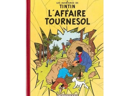 Tim und Struppi - Les aventures de Tintin - L'affaire Tournesol Edition fac-similé couleurs 1956  - Album numéro 18