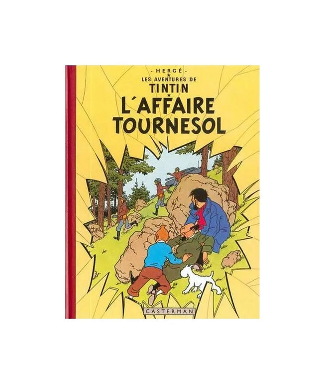 Tim und Struppi - Les aventures de Tintin - L'affaire Tournesol Edition fac-similé couleurs 1956  - Album numéro 18