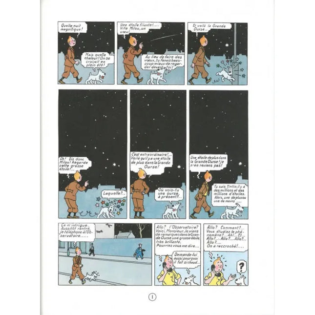 Tim und Struppi - Les aventures de Tintin - L'étoile mystérieuse (Édition fac-similé couleurs 1942) - Album numéro 10