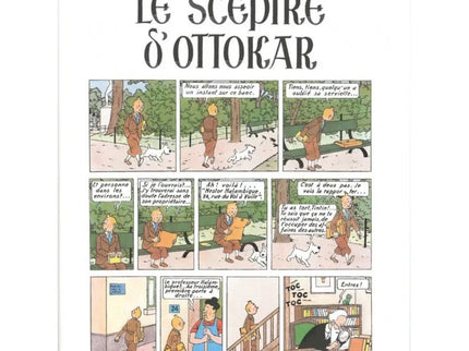 Tim und Struppi - Les aventures de Tintin - Le sceptre d'Ottokar Edition fac-similé couleurs 1947 - Album numéro 8