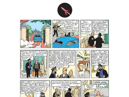 Tim und Struppi - Les aventures de Tintin - Objectif Lune Edition fac-similé colours 1953  - Album numéro 16