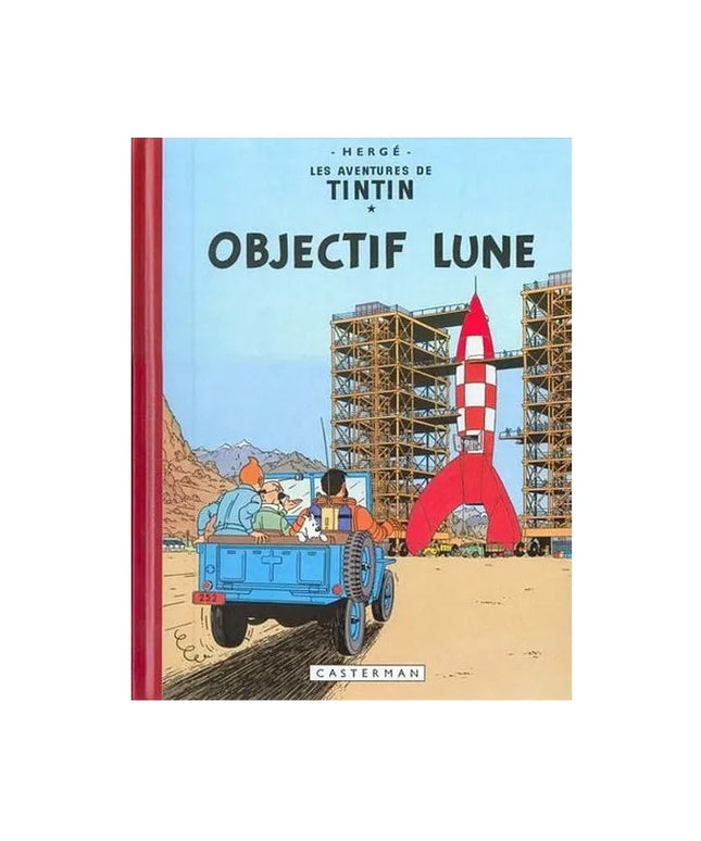 Tim und Struppi - Les aventures de Tintin - Objectif Lune Edition fac-similé colours 1953  - Album numéro 16