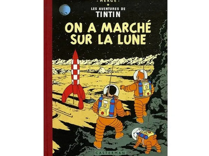 Tim und Struppi - Les aventures de Tintin - On a marché sur la Lune Edition fac-similé couleurs 1954 - Album numéro 17