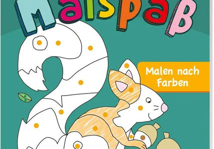 Extradicker Malspaß - Malen nach Farbe - Malspaß für Kindergartenkinder