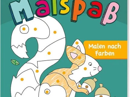 Extradicker Malspaß - Malen nach Farbe - Malspaß für Kindergartenkinder