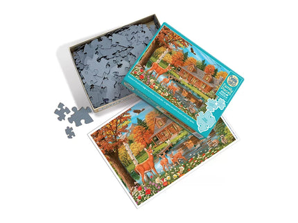 Cobble Hill - Häuschen mit Teich - 350 Teile