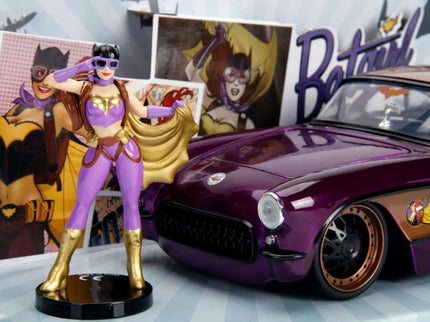 Jada - DC Comics Bombshells Batgirl & 1957 Chevy Corvette 1:24