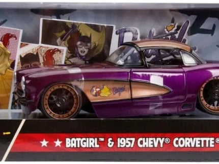 Jada - DC Comics Bombshells Batgirl & 1957 Chevy Corvette 1:24