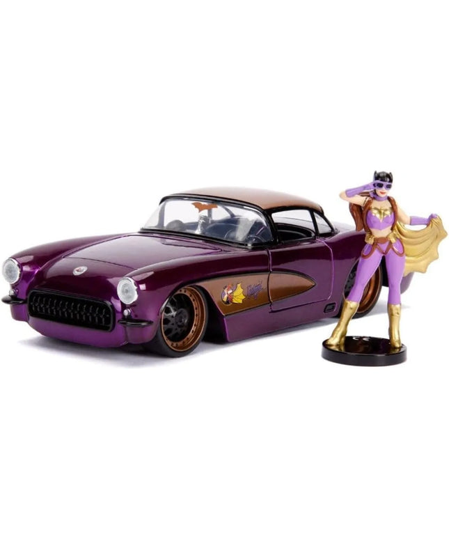 Jada - DC Comics Bombshells Batgirl & 1957 Chevy Corvette 1:24