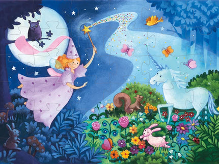 Djeco - Puzzle Fee und das Einhorn 36 Teile