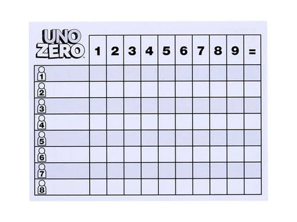 Mattel Games - UNO Zero - Kartenspiel für Kinder