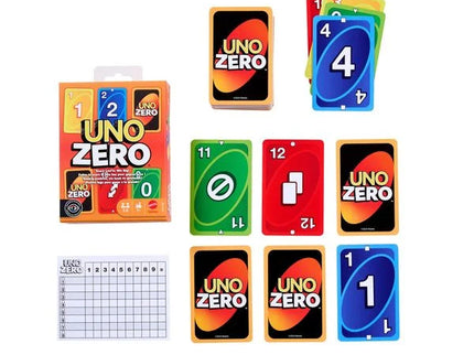 Mattel Games - UNO Zero - Kartenspiel für Kinder