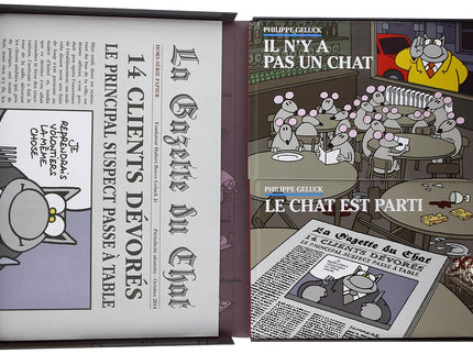 Philippe Geluck – Le Chat passe à table - Coffret 2 volumes
