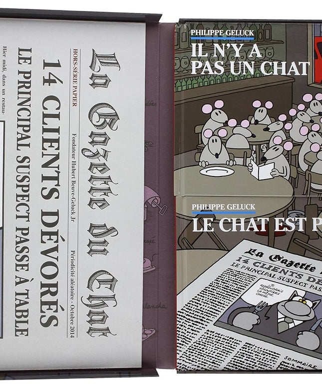 Philippe Geluck – Le Chat passe à table - Coffret 2 volumes