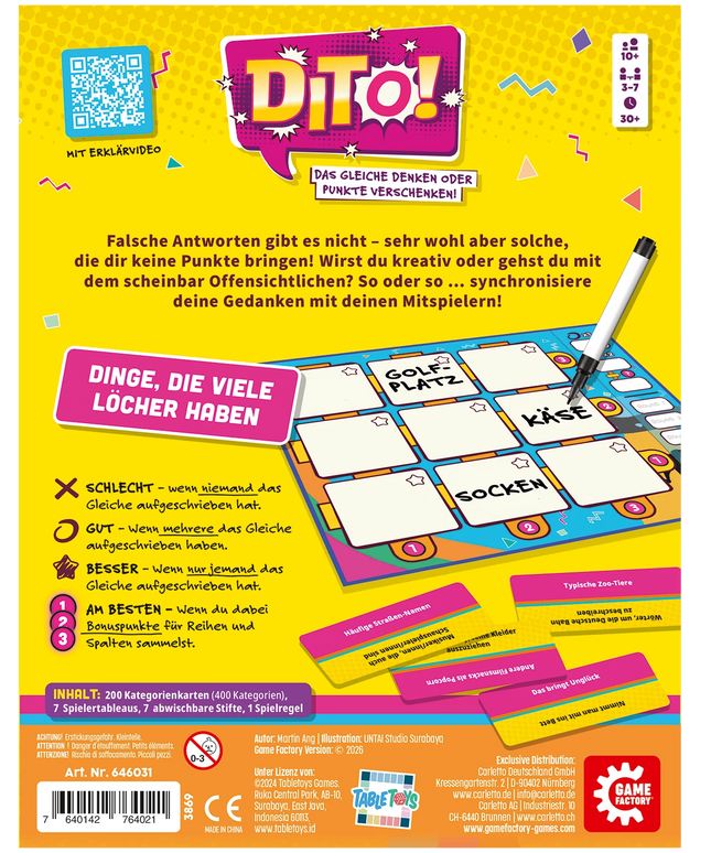 Game Factory - Dito! - Kartenspiel